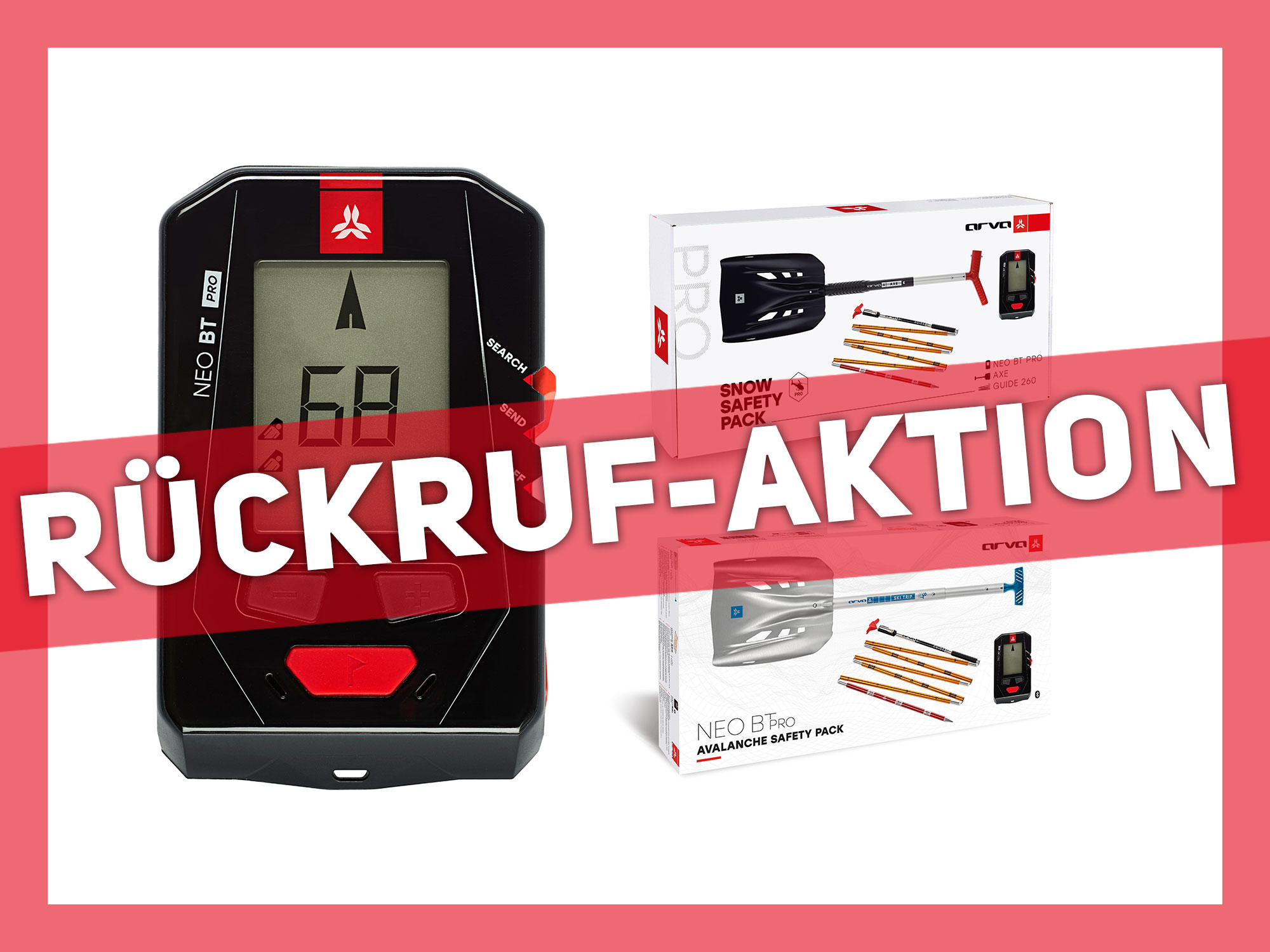 Freiwillige Rückruf-Aktion: Arva Neo BT Pro